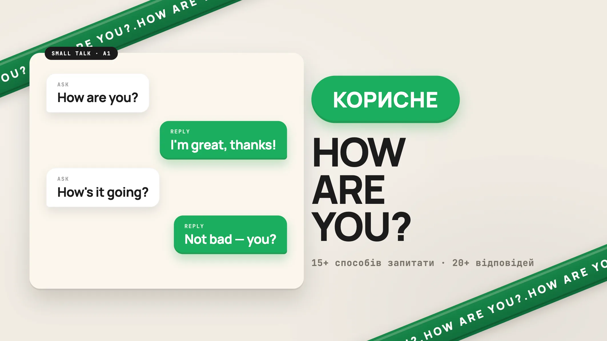 How are you? Як справи англійською: 15+ способів запитати і 20+ відповідей